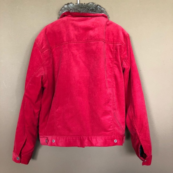 WINTER SALE Faux Fur Lined Trucker Jacket - Picture 4 of 7